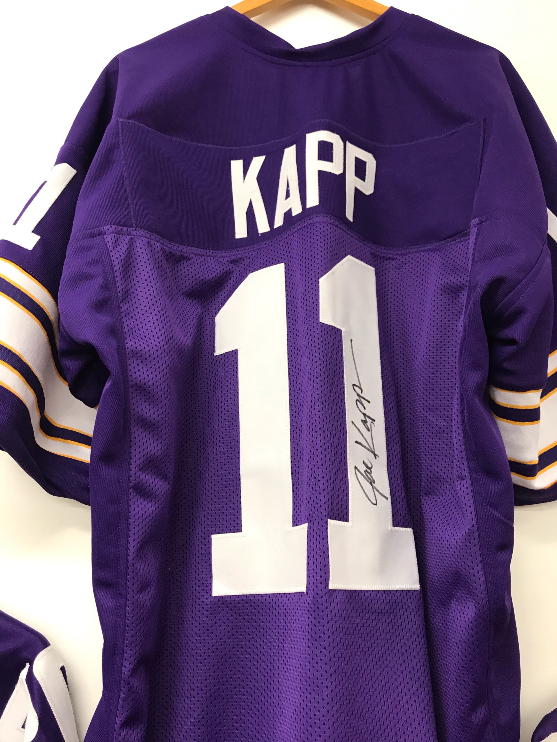 Minnesota Vikings #11 Joe Kapp Signed Custom Stitched Jersey - AME Sports