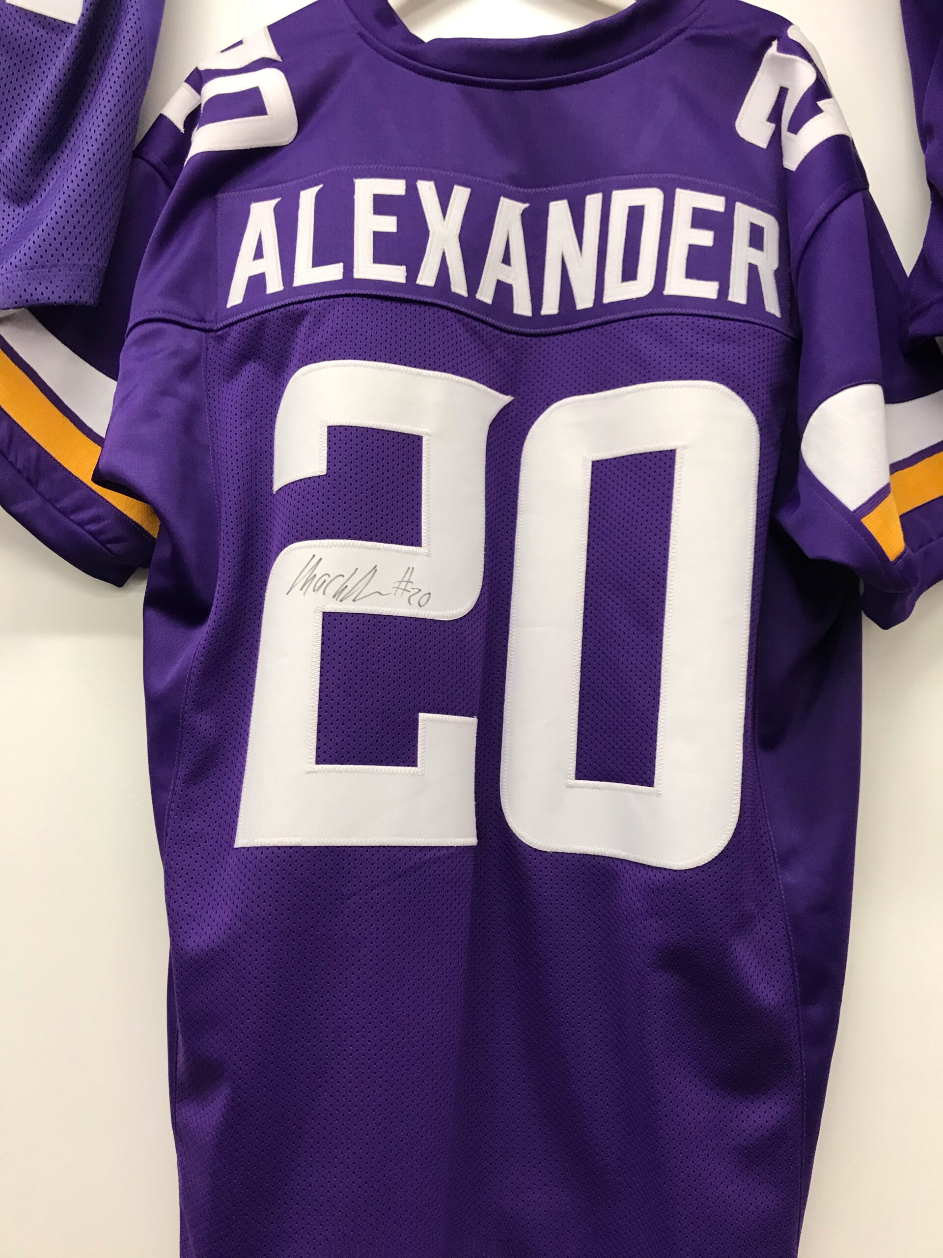 Minnesota Vikings #20 Mackensie Alexander Signed Custom Stitched Jersey -  AME Sports