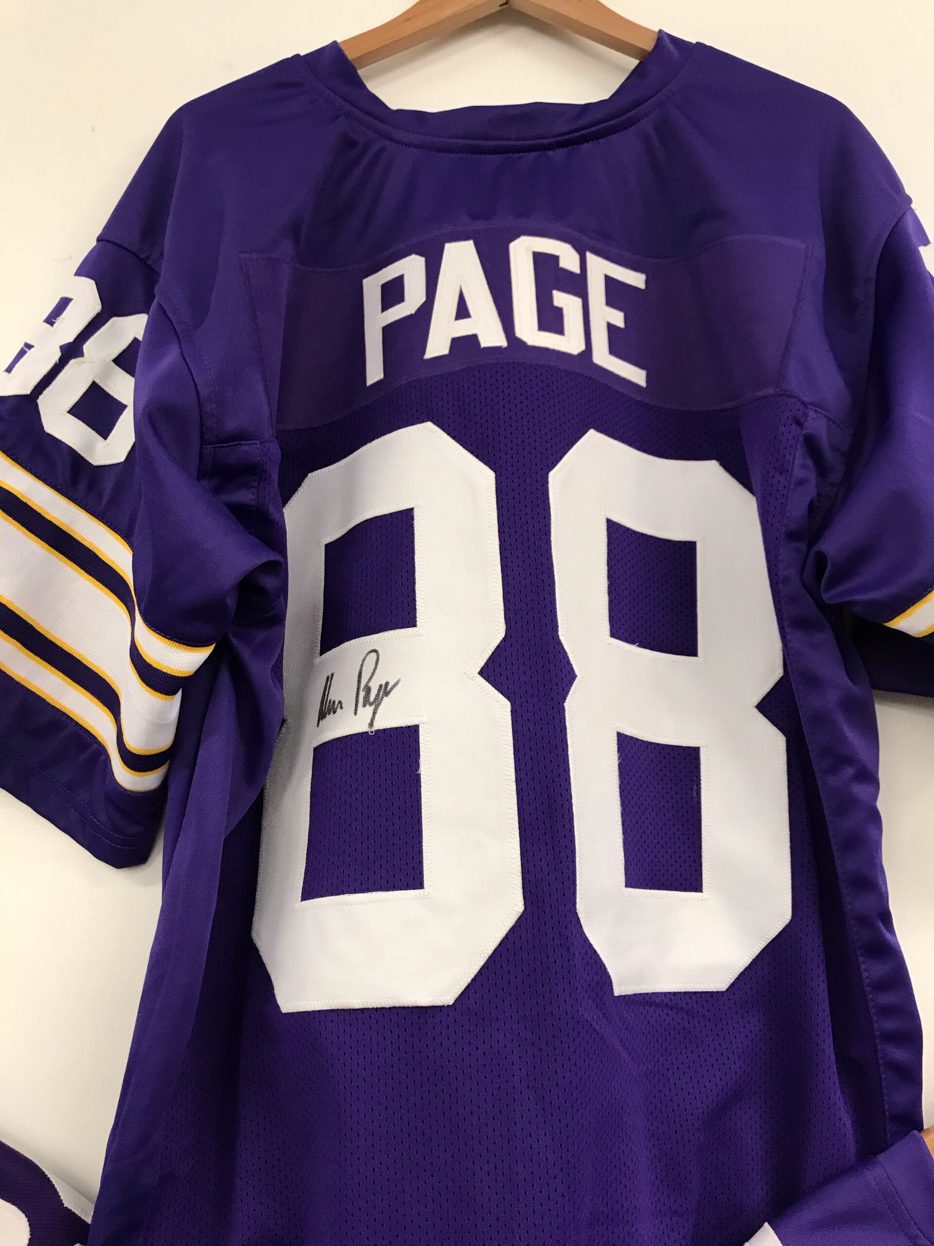 Minnesota Vikings #88 Alan Page Signed Custom Stitched Jersey